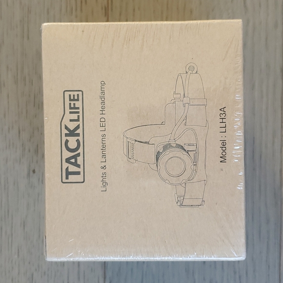 BNIB Tacklife Lights and Lanterns LED Headlamp Model LLH3A - Picture 2 of 6